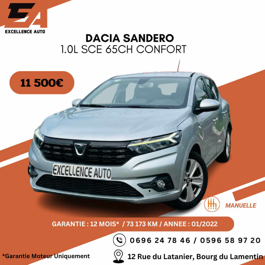 DACIA SANDERO 1.0L SCE 65CH CONFORT (Photo 1)