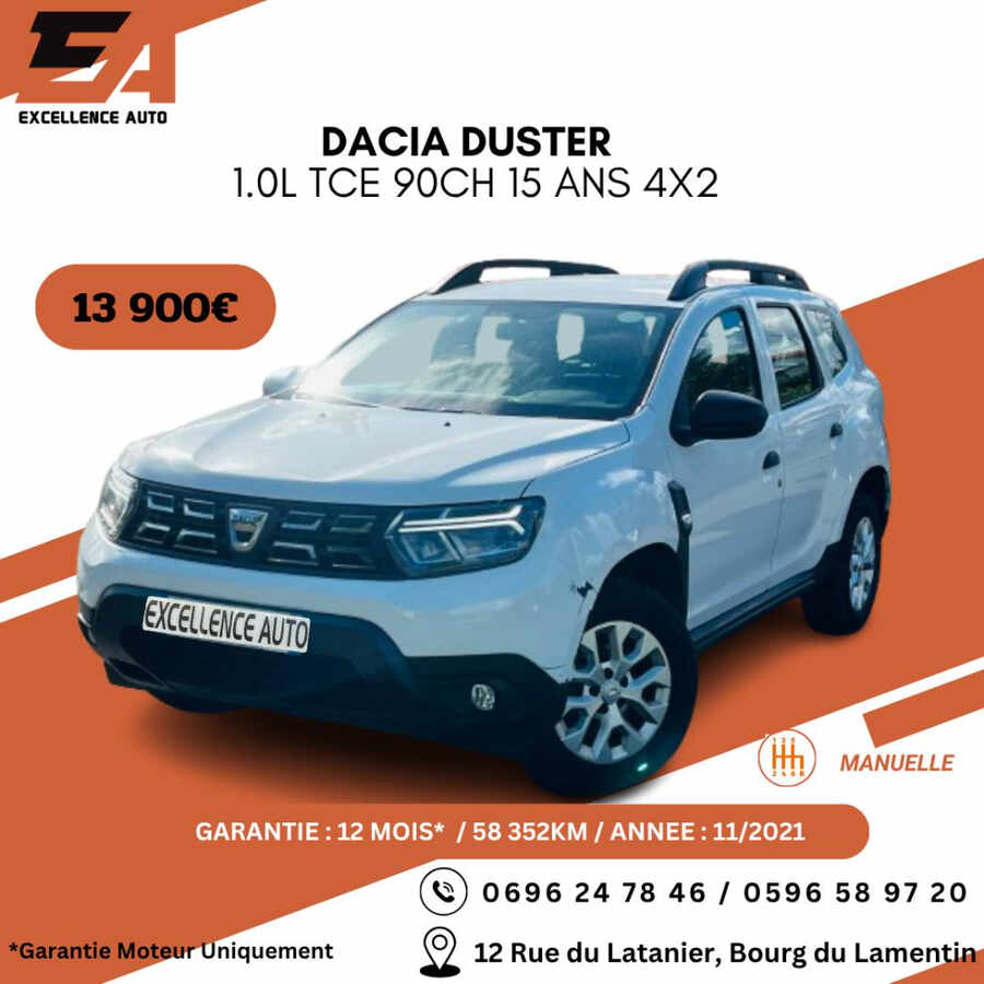 DACIA DUSTER 1.0L TCE 90CH 15 ANS 4X2 (Photo 1)