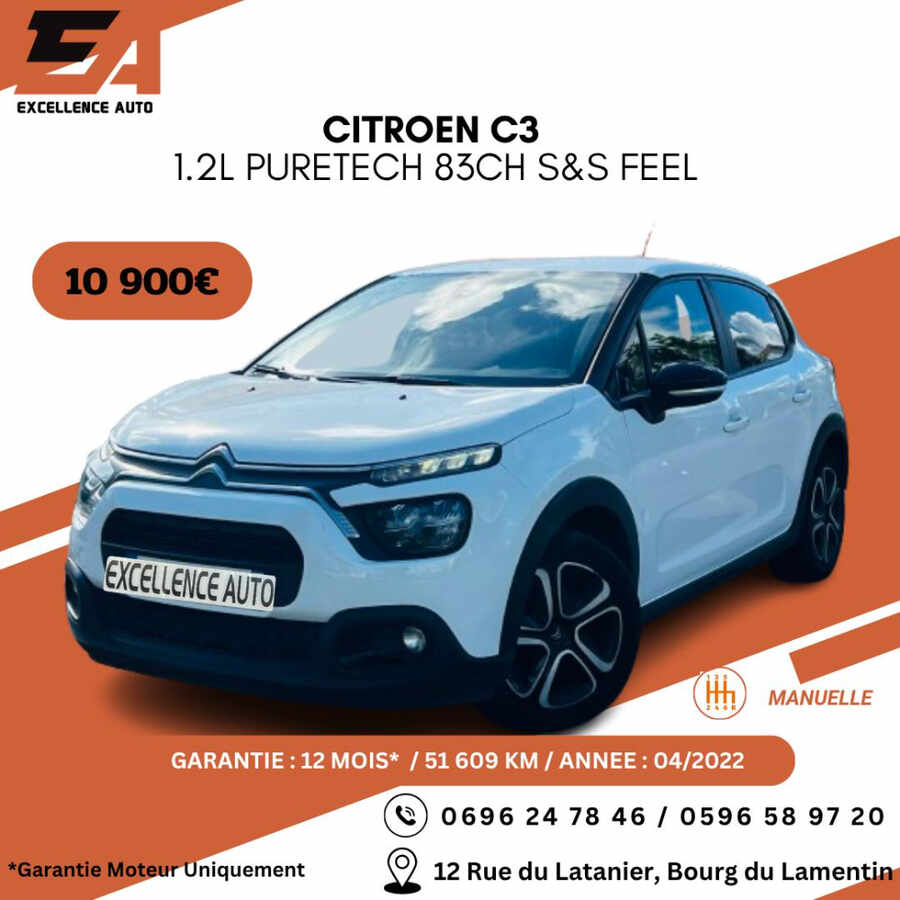 CIROEN C3 1.2L PURETECH 82CH S&S FEEL (Photo 1)
