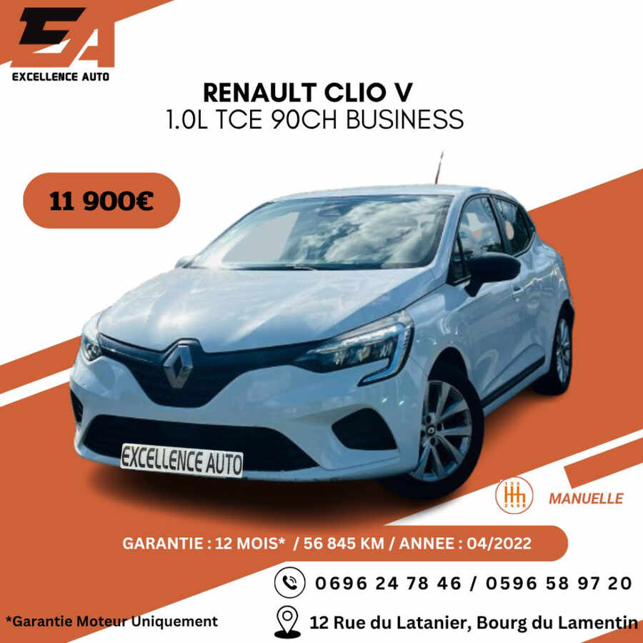 RENAULT CLIO V 1.0L TCE 90CH BUSINESS (Photo 1)