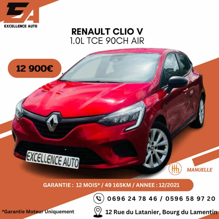 RENAULT CLIO V 1.0L TCE 90CH AIR (Photo 1)